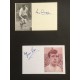 Signed card by LES DAGGER the PRESTON NORTH END footballer.